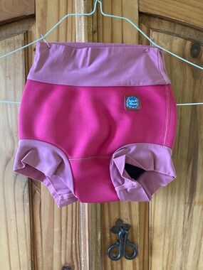 Girls Splash About pink UPF 50+ swim diaper size XXL (2-3)